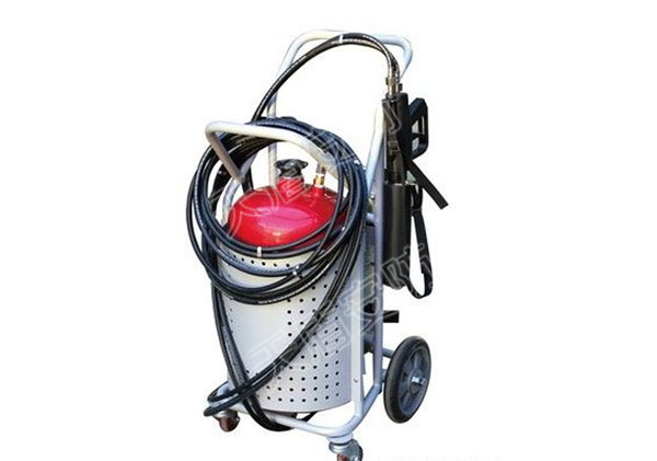 Trolley Type Impulse Air Pressure Water Mist Fire Gun