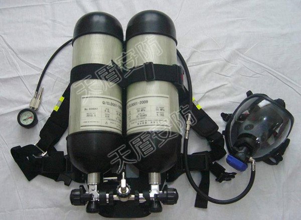 RHZKF6.8/30-2 Firefighting Positive Pressure Air Breathing Apparatus With Double Cylinders