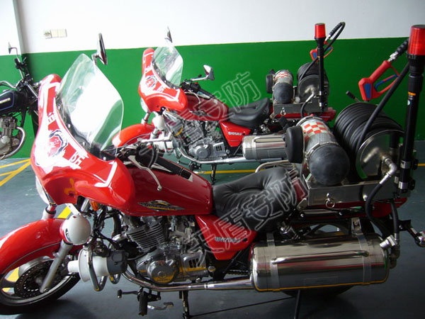 Fire fighting motorcycles rescue equipment