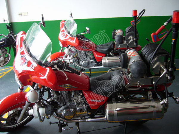 Fire fighting motorcycles rescue equipment