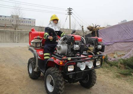 How To Use Fire Fighting Motorcycle