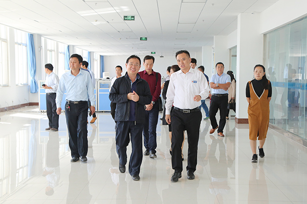 Warmly Welcome The Weishan County Business Bureau Leaders To Visit Shandong Tiandun