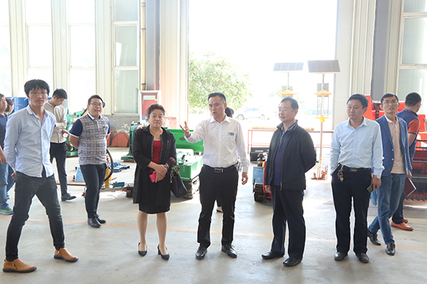 Warmly Welcome The Weishan County Business Bureau Leaders To Visit Shandong Tiandun