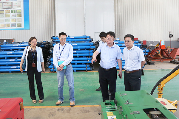 Warmly Welcome High-Tech Zone Science And Technology Innovation Bureau Leaders To Visit The Shandong Tiandun