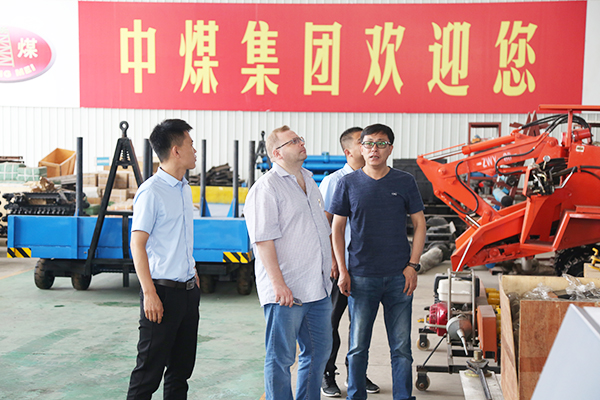 Warmly welcome Russian merchants to visit Shandong Tiandun to inspect procurement equipment