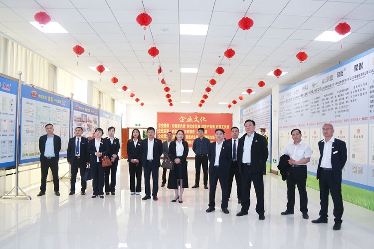 Warmly Welcome The Weishan Lake Chamber Of Commerce In Jining City To Visit Shandong Tiandun Again
