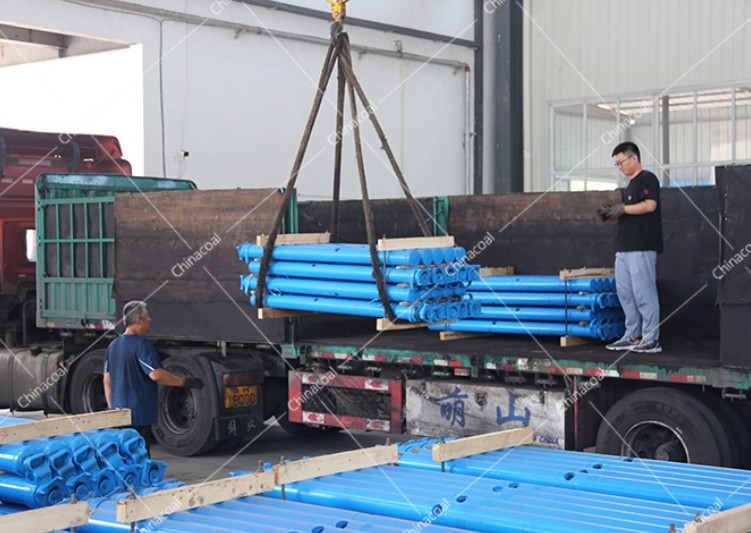 Shandong Tiandun Sent A Batch Of Hydraulic Props To Shanxi Jincheng And Shaanxi Baoji