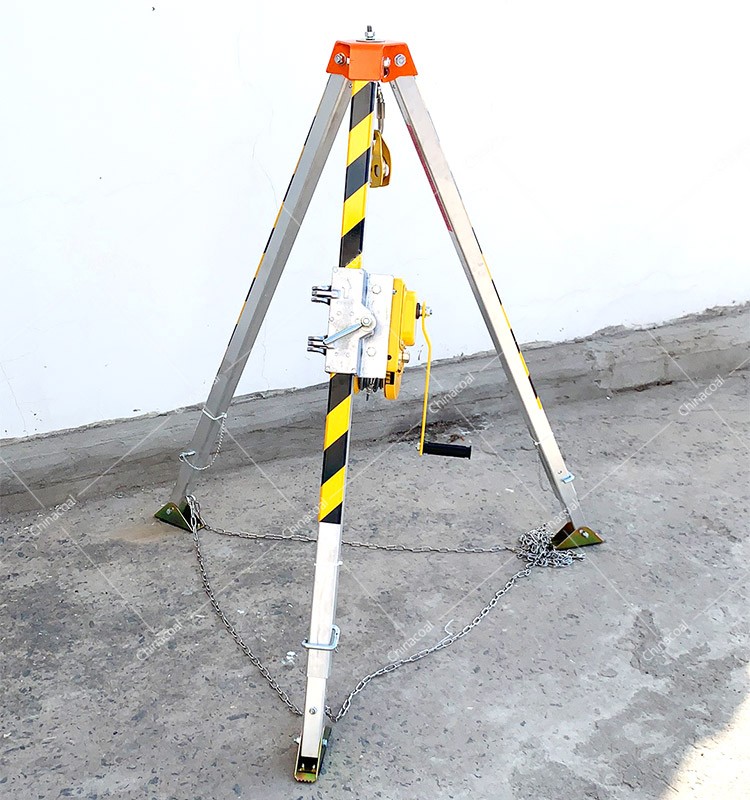 What should I do if the multifunctional rescue tripod is abnormal?