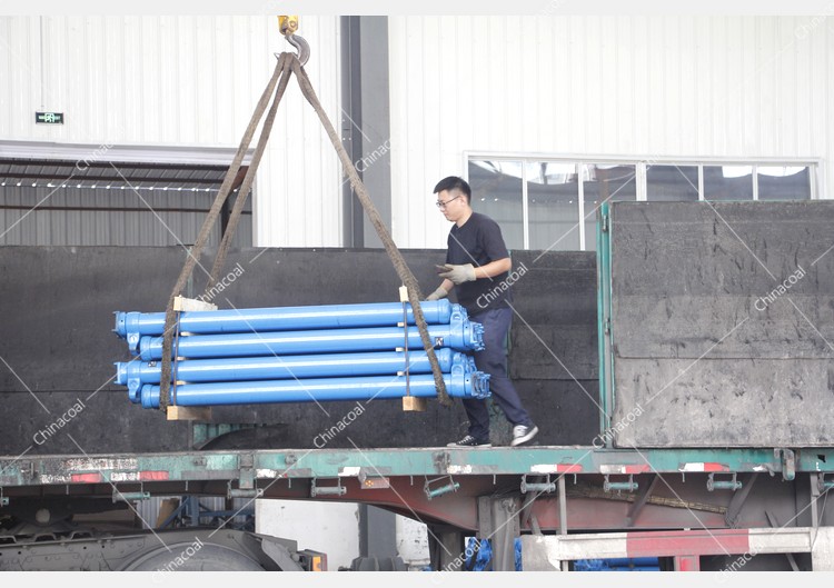 China Coal Group Sent A Batch Of Mining Single Hydraulic Props To Luliang, Shanxi